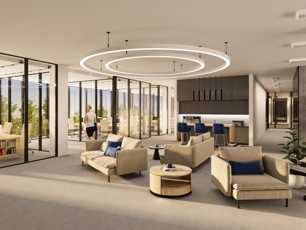 The clean, smooth, white rendered facade of a modern home.